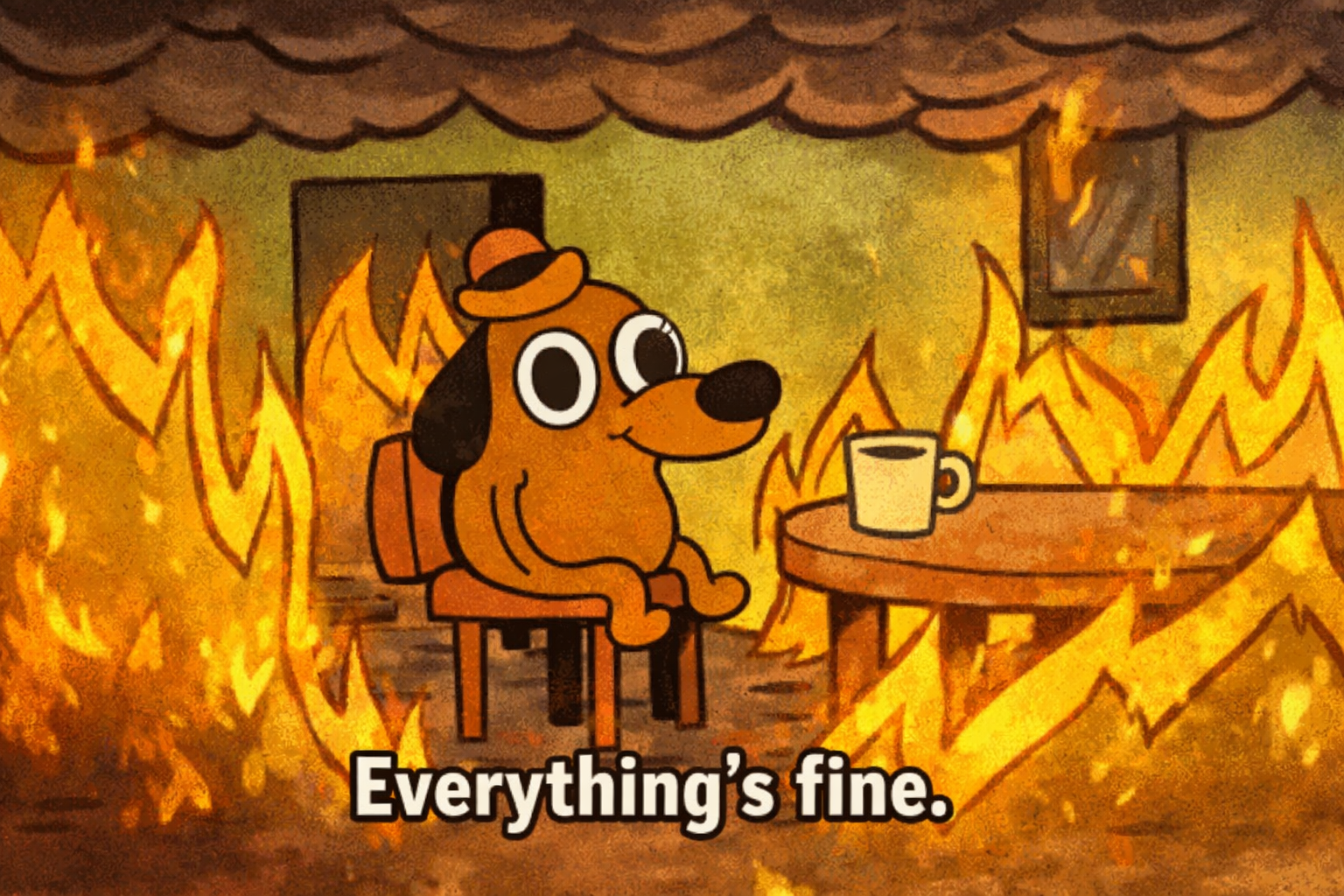 Všechno je v pořádku.